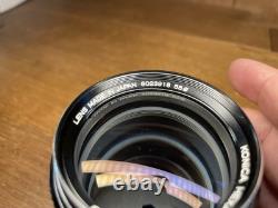 Late Model Almost Mint Konica Hexanon AR 85mm F/1.8 Portrait Lens From Japan