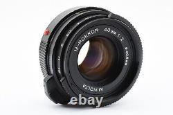 Late Model Excellent+5 MINOLTA M ROKKOR 40mm f2 Lens Leica M CL CLE From JAPAN