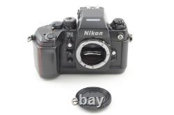 Late Model, LCD Clear! MINT W / MF-22 Nikon F4 Black Film Camera Body JAPAN