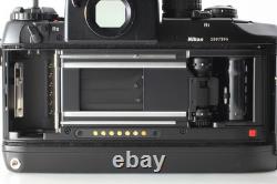 Late Model, LCD Clear! MINT W / MF-22 Nikon F4 Black Film Camera Body JAPAN