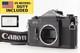 Late Model Mint+3 With Strap Canon F-1 35mm Slr Film Camera Body Only From Japan