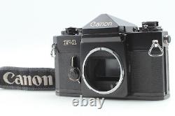 Late Model MINT+++ Canon F-1 35mm SLR Film Camera Body From with Catalog JAPAN