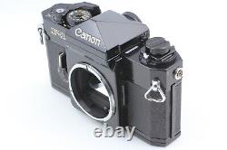 Late Model MINT Canon F-1 SLR Black Film Camera Body NFD 50mm F1.4 Lens JAPAN