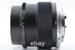 Late Model? MINT? OLYMPUS OM-SYSTEM ZUIKO AUTO-T 85mm F2 Portrait Lens From JAPAN