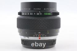 Late Model MINT with Case Olympus OM Zuiko Auto Macro 50mm f/2 Lens From JAPAN