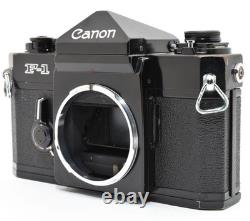 Late Model Meter Works EXC+5 Canon F-1 Black 35mm SLR Camera Body From JAPAN