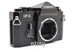 Late Model Meter Works EXC+5 Canon F-1 Black 35mm SLR Camera Body From JAPAN