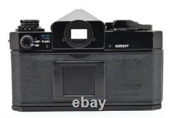 Late Model Meter Works EXC+5 Canon F-1 Black 35mm SLR Camera Body From JAPAN
