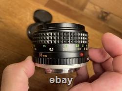 Late Model Mint Minolta MC W Rokkor 35mm F/2.8 Wide Angle Lens SR From Japan