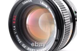 Late Model NEAR MINT Canon F-1 35mm Film Camera + FD 50mm f/1.4 S. S. C. FromJPN