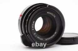 Late Model? NEAR MINT+? Minolta M ROKKOR 40mm f2 Lens For CL CLE From JAPAN