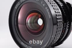 Late Model NEAR MINT SMC Pentax 67 45mm f/4 + Cap For 6x7 67 67II From Japan