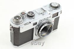Late Model N MINT Nikon S2 Black Dial Rangefinder 35mm Film Camera From JAPAN