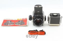 Late Model N MINT+++ /strap Zenza Bronica S2 S2A film Camera P 75mm f2.8 JAPAN