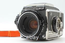 Late Model N MINT+++ /strap Zenza Bronica S2 S2A film Camera P 75mm f2.8 JAPAN