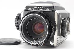 Late Model Near MINT Zenza Bronica S2 S2A Film Camera P 75mm f2.8 Lens JAPAN