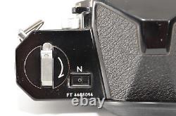 Late Model Nikon Nikomat FTN Black Film Camera 36-72mm+75-150mm+200mm #2845