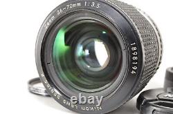 Late Model Nikon Nikomat FTN Black Film Camera 36-72mm+75-150mm+200mm #2845
