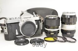 Late Model Nikon Nikomat FTN Film Camera 43-86mm+135mm #2847