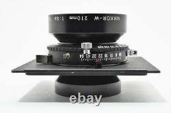Late Model Top MINT Nikon Nikkor W 210mm f/5.6 Large Format Lens From JAPAN