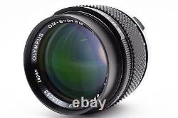 Late Model Top MINT Olympus OM System Zuiko Auto-T 85mm f2.0 f2 Lens JAPAN