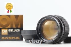 Late Model Top MINT with Hood OLYMPUS OM-System Auto-S 55mm F1.2 MF Lens JAPAN
