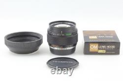 Late Model Top MINT with Hood OLYMPUS OM-System Auto-S 55mm F1.2 MF Lens JAPAN