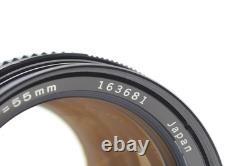 Late Model Top MINT with Hood OLYMPUS OM-System Auto-S 55mm F1.2 MF Lens JAPAN