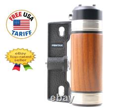 Late Model Top Mint Pentax 67II Hot Shoe Wood Grip For 6x7 67 67 II From JAPAN