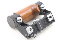 Late Model Top Mint Pentax 67II Hot Shoe Wood Grip For 6x7 67 67 II From JAPAN