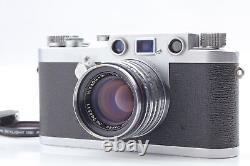 Late modelExc+5 Nicca 3-F Rangefinder Camera HC 5cm f2 Black Lens From JAPAN