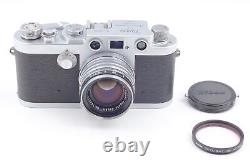 Late modelExc+5 Nicca 3-F Rangefinder Camera HC 5cm f2 Black Lens From JAPAN