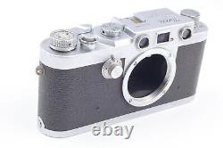 Late modelExc+5 Nicca 3-F Rangefinder Camera HC 5cm f2 Black Lens From JAPAN