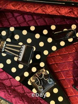 Late model Fernandes FV-105RR Randy Rhoads Polka Dot Japan Vintage Free Shipping