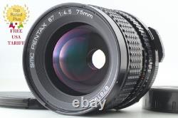 Late model MINT+++ SMC Pentax 67 75mm f/4.5 Lens For 6x7 67 67II From JAPAN