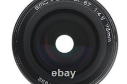 Late model MINT+++ SMC Pentax 67 75mm f/4.5 Lens For 6x7 67 67II From JAPAN