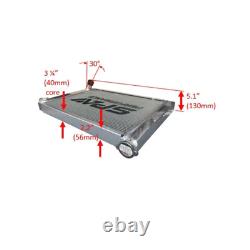 Lightweight Late Model Radiator Double Pass 26.8 x 19.6 + Power Steering T