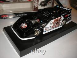Lionel #71 Hudson O'Neal 2024 Black Lucas Oil Outlaw Late Model Dirt Car Free SH