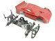 Losi Mini-b Hackfab Converted Custom Late Model Roller Slider Chassis Red