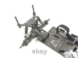 Losi Mini-B Hackfab Converted Custom Late Model Roller Slider Chassis Red