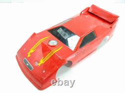 Losi Mini-B Hackfab Converted Custom Late Model Roller Slider Chassis Red