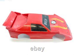 Losi Mini-B Hackfab Converted Custom Late Model Roller Slider Chassis Red
