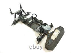 Losi Mini-B Hackfab Converted Custom Late Model Roller Slider Chassis Red