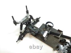 Losi Mini-B Hackfab Converted Custom Late Model Roller Slider Chassis Red