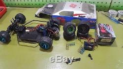 Losi mini late model with up grades dirt oval emod body hardly used