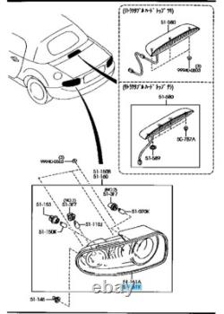 MAZDA ROADSTER MX-5 NCEC 09-10 Genuine Rear Combination Body LH OEM Late Model