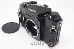 MINT? CANON F-1 Black Body Late Model 35mm Film Camera From JAPAN