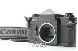 MINT + Strap Canon F-1 Late Model Black 35mm SLR Film Camera Body From Japan