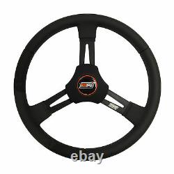 MPI MPI-D-15-A Sprint/Dirt Late Model Black 15 Diameter Steering Wheel