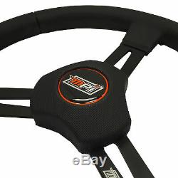 MPI MPI-D-15-A Sprint/Dirt Late Model Black 15 Diameter Steering Wheel
